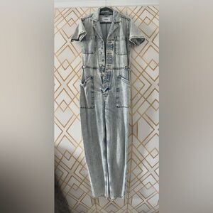 Pistola Grover short sleeve straight leg jumpsuit